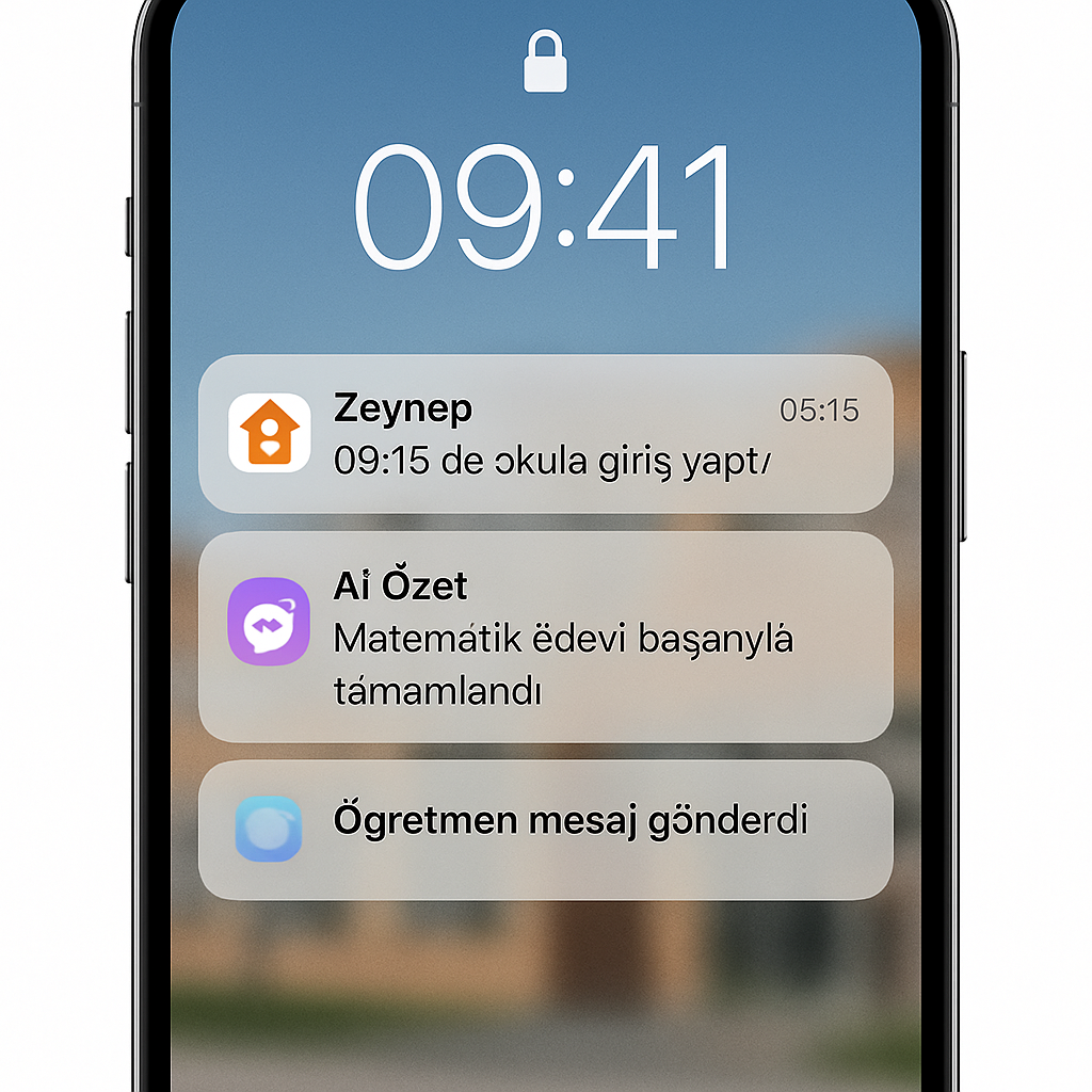 Akıllı bildirimler ve yapay zeka özet ekranı