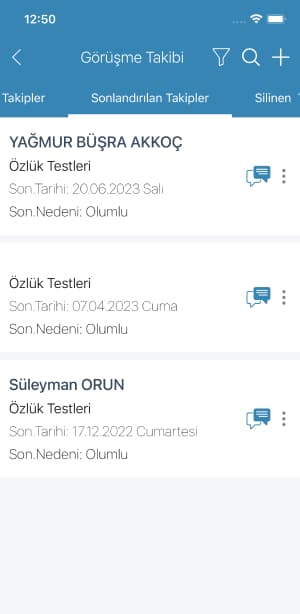 Görüşme Takip Modülü